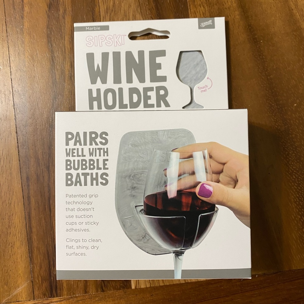 Sipski Wine Glass Holder in Marble